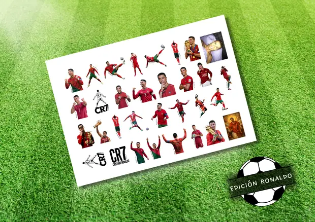 Lámina de stickers Edición Ronaldo